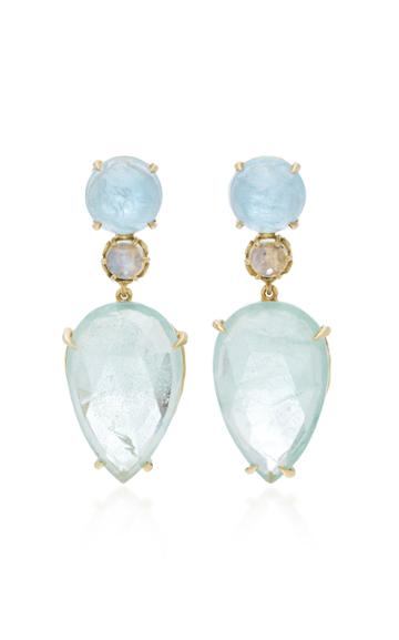 Daria De Koning Marine 18k Yellow Gold Multi-stone Earrings