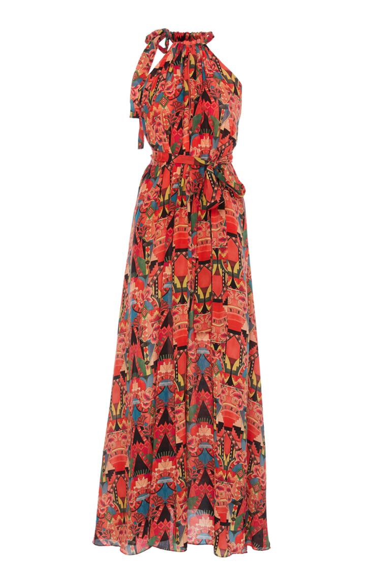 Chufy Wayta Printed Broadcloth Maxi Dress