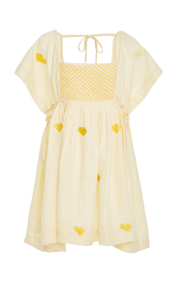 Innika Choo Farmer Smock Linen Dress