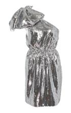 N21 Antonia Sequined One-shoulder Mini Dress