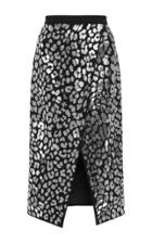 Michael Kors Collection Embroidered Scissor Skirt