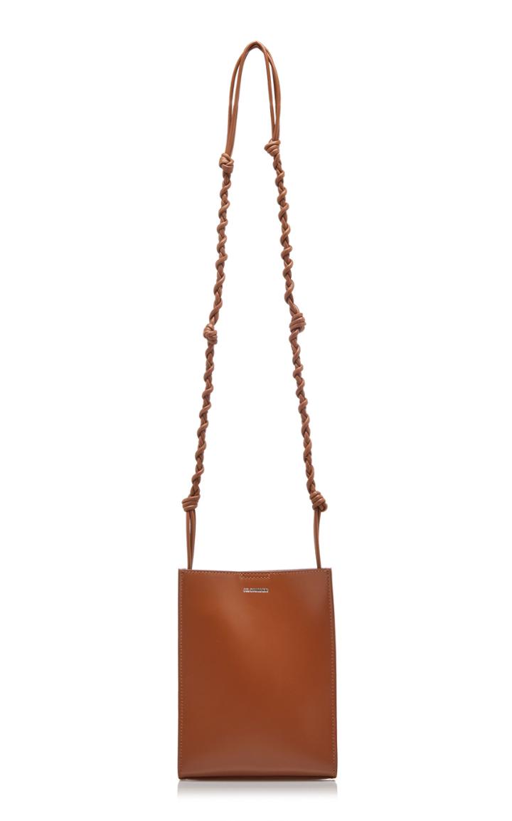 Jil Sander Tangle Small Leather Shoulder Bag