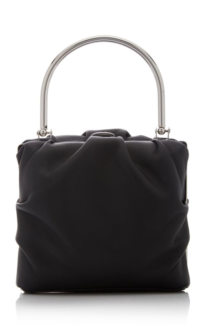 Staud Flea Leather Top Handle Bag