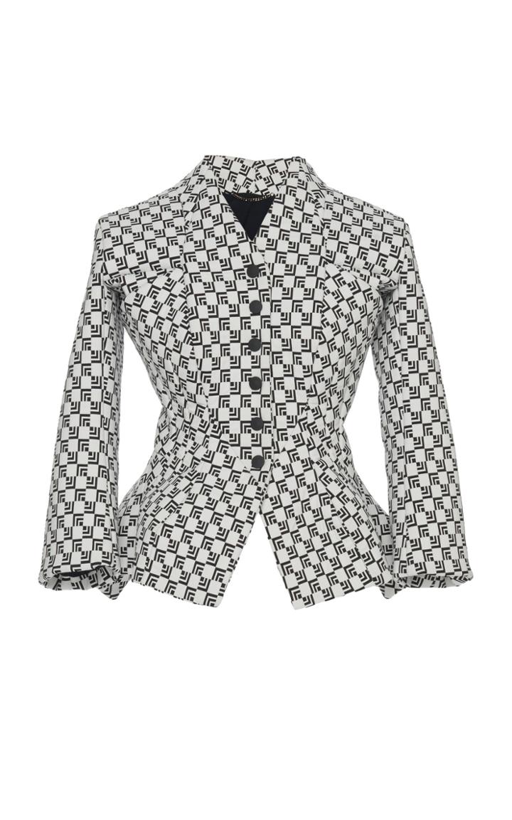 Mary Katrantzou Itten Geometric Jacquard Jacket