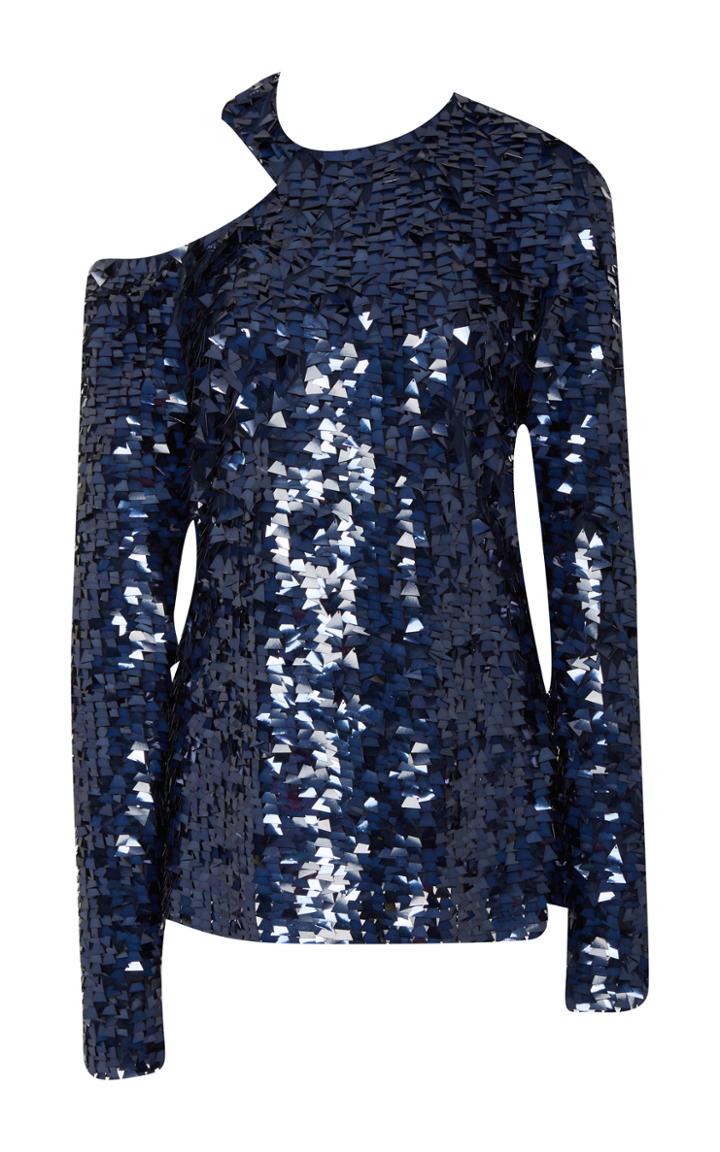 Cushnie Et Ochs Mila Sequin Top