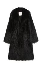 Pologeorgis The Feather Black Fur Coat