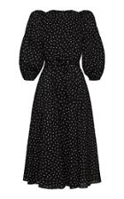 Moda Operandi Lilli Jahilo Lotta Cotton Dress With Round Neckline And Puff Sleeves S