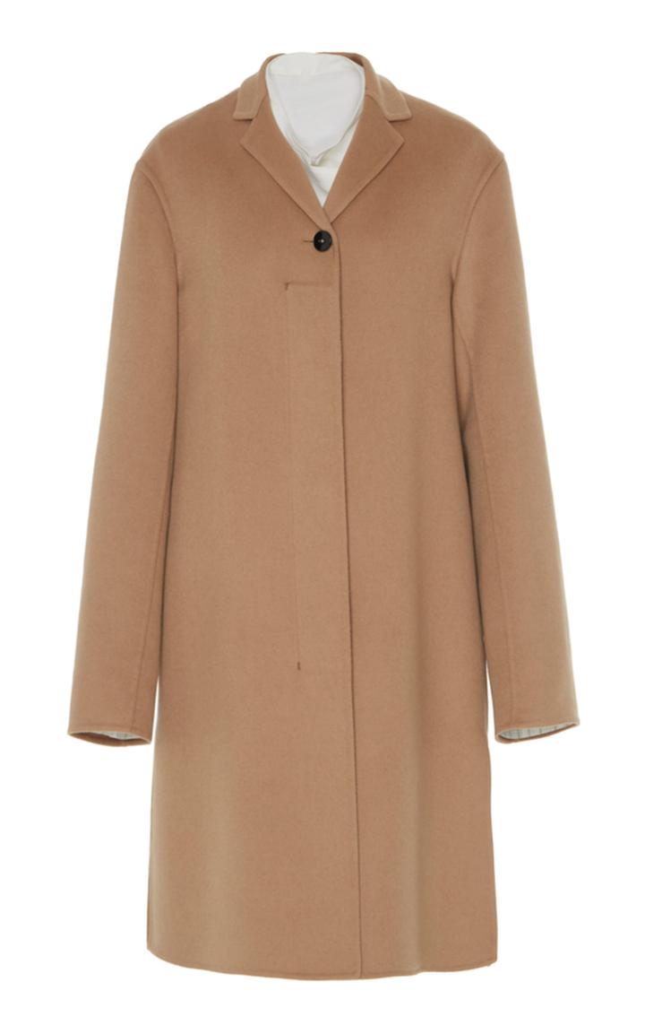 Jil Sander Green Bay Cashmere Coat