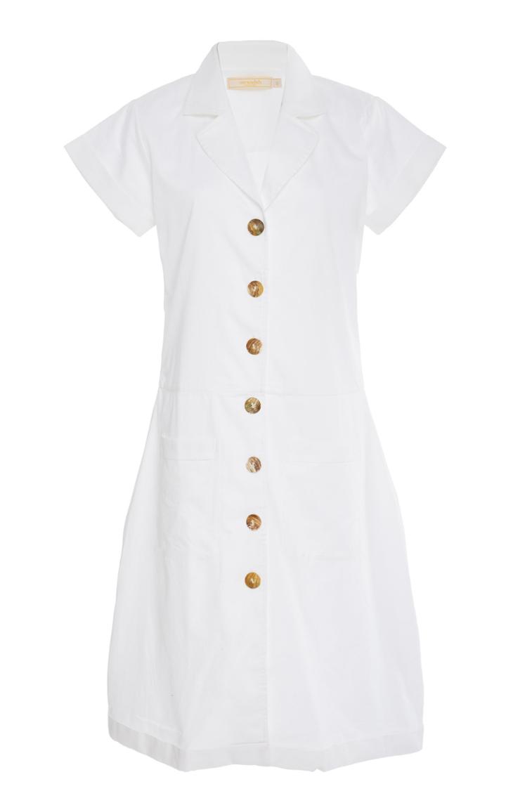 Verandah Knee-length Cotton Shirt Dress