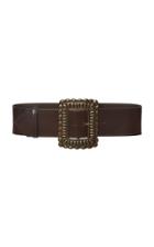 Moda Operandi Etro Oversized Buckle Leather Belt