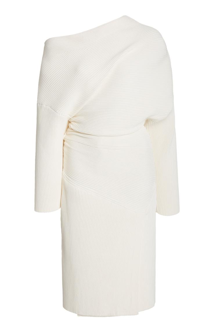 Moda Operandi Proenza Schouler Ribbed Knit Gathered Midi Dress