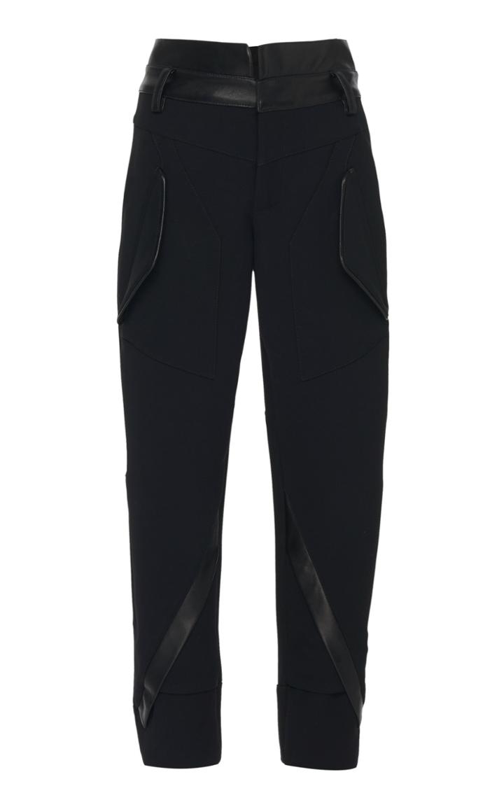 Mary Katrantzou Hans Wool Crepe Trousers
