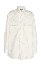 Jacquemus Felix Floral-print Cotton-poplin Shirt