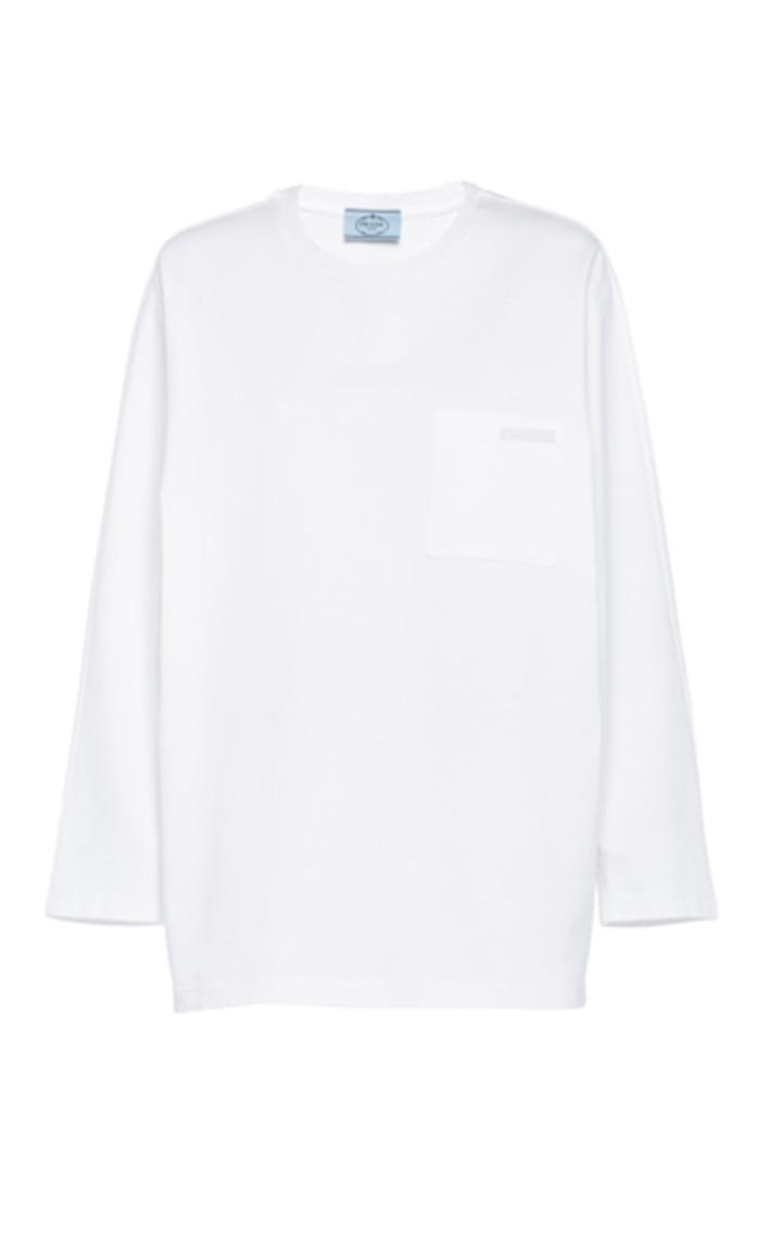Moda Operandi Prada Oversized Jersey T-shirt