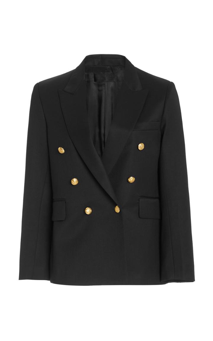 Nili Lotan Henry Double-breasted Wool Blazer