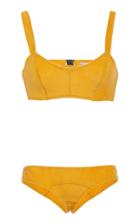 Lisa Marie Fernandez Genevieve Cotton-blend Terry Bikini Set