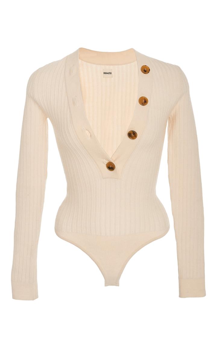 Khaite Ribbed-knit Wool Sweater
