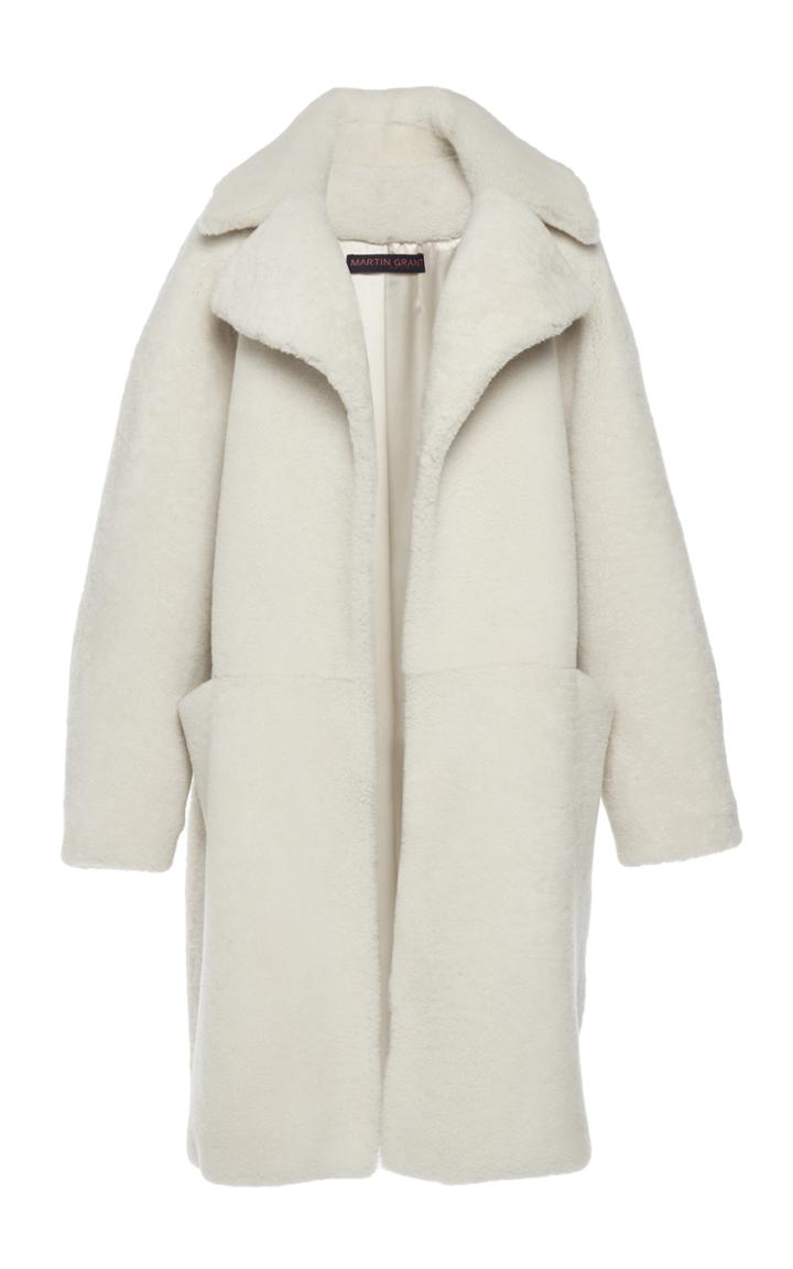 Martin Grant Shearling Cocoon Coat