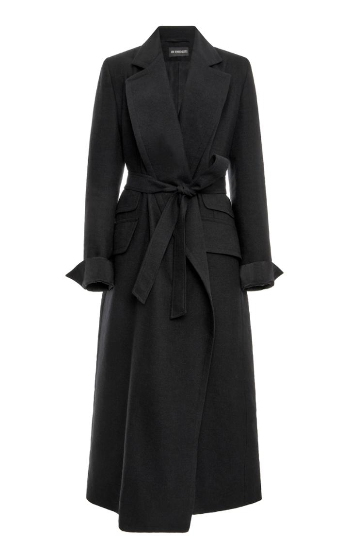 Moda Operandi Ann Demeulemeester Belted Wool-blend Coat