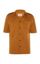Maison Margiela Camp-collar Silk-blend Shirt