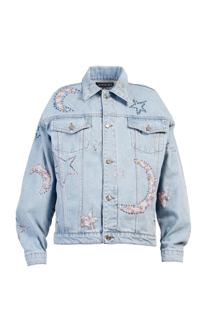 Anouki Moon And Star Denim Jacket