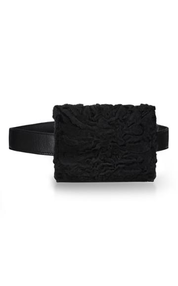 Lysa Lash Furs Lara Karakul Belt Bag