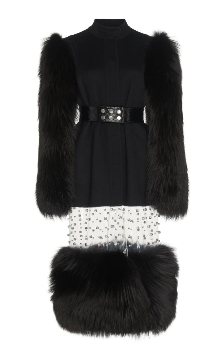 Ralph & Russo Wool Cashmere Evening Coat