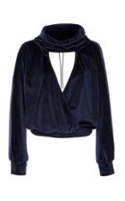 Cushnie Charlie Funnel Neck Top