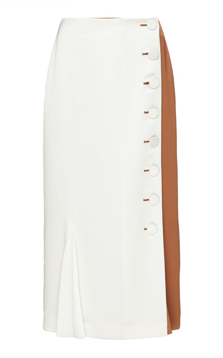 Rejina Pyo Tyler Button Detail Pencil Skirt