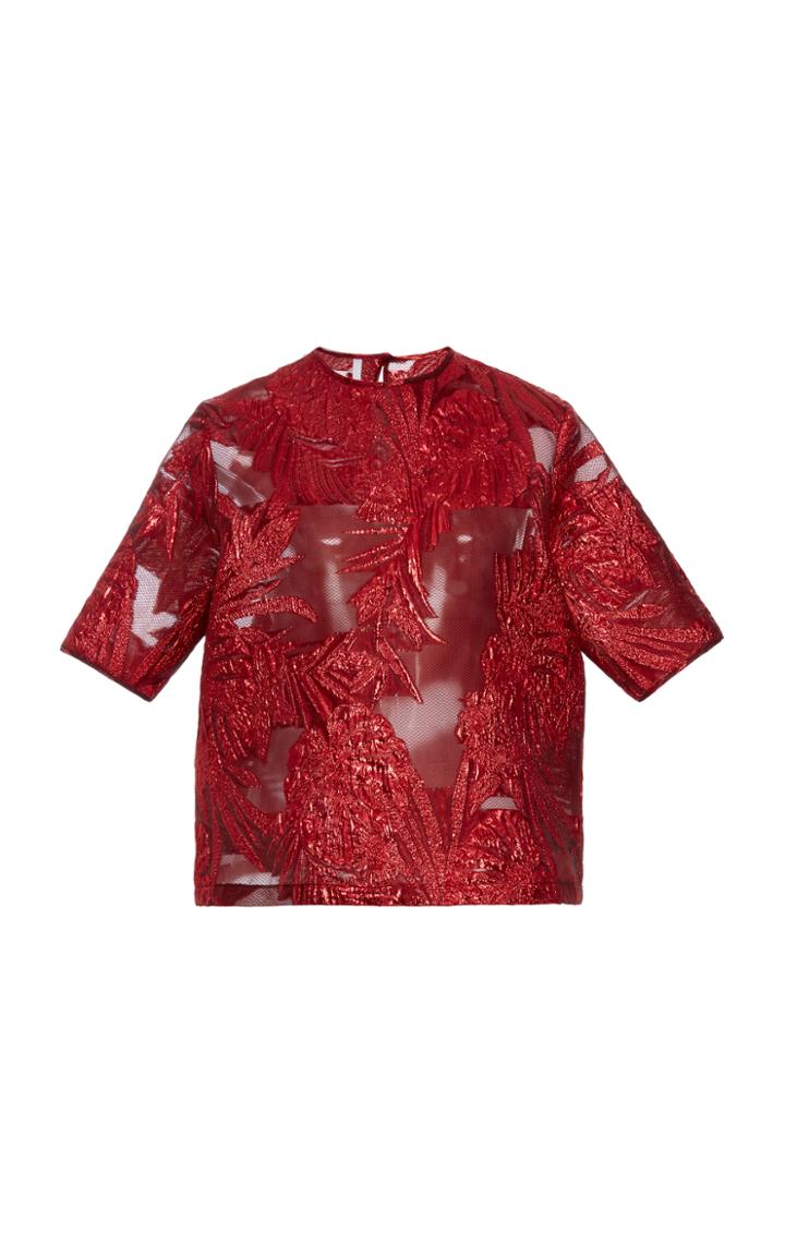 Alcoolique Furby Top In Lurex Jacquard