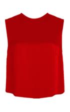 Moda Operandi Lapointe Double-faced Satin Cropped Top