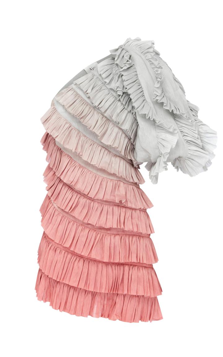Aje Desert Stones Plume Dress