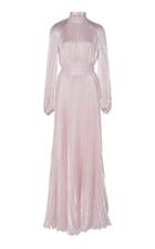 Giambattista Valli Silk Plisse Maxi Dress