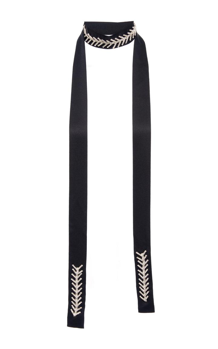 Fallon Monarch Feathered Silk Sash