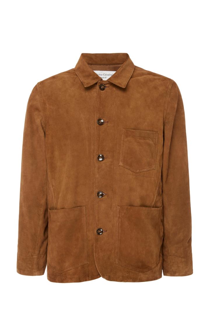 Officine Gnrale Taylor Soft Suede Work Jacket