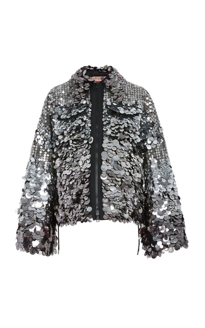 N 21 N&deg;21 Oversized Sequin Jacket