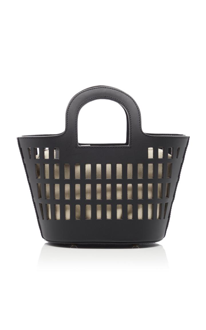 Hereu Colmado X-small Laser-cut Leather Tote
