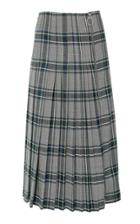 Cdric Charlier Pleated Zip-detailed Tweed Midi Skirt