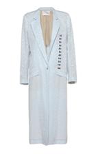 Olivier Theyskens Turel Single-breasted Brocade Coat