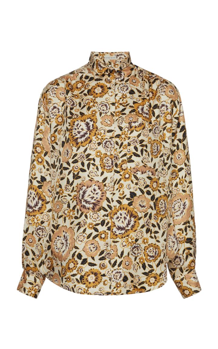 Etro Barb Printed Silk Shirt