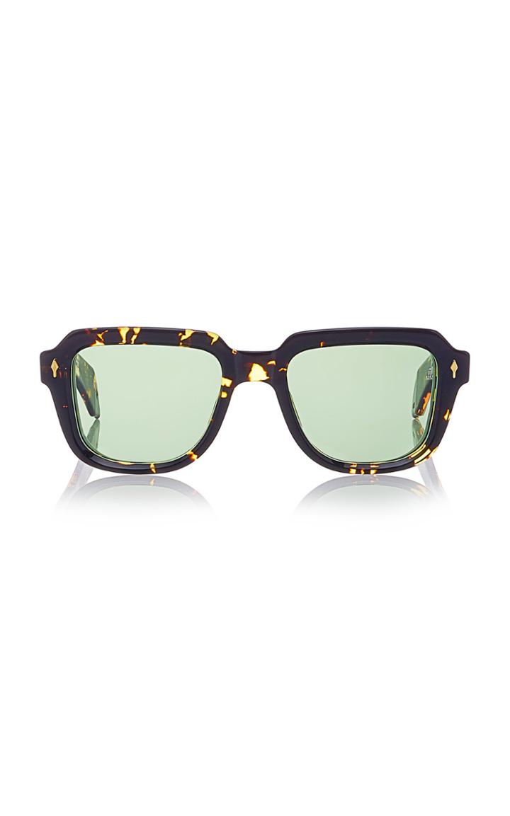 Jacques Marie Mage Taos Square-frame Tortoiseshell Acetate Sunglasses