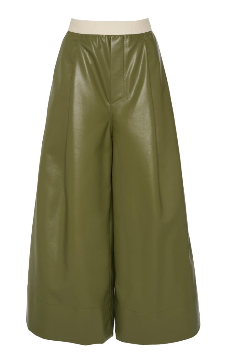 Eron Violet Elastic Waist Culottes