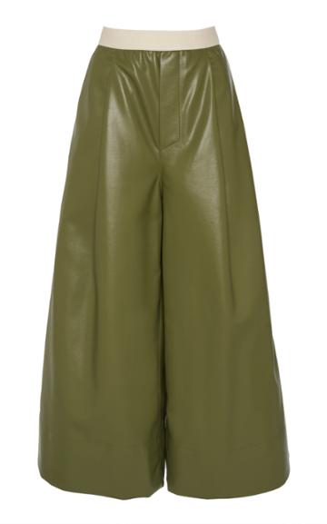 Eron Violet Elastic Waist Culottes