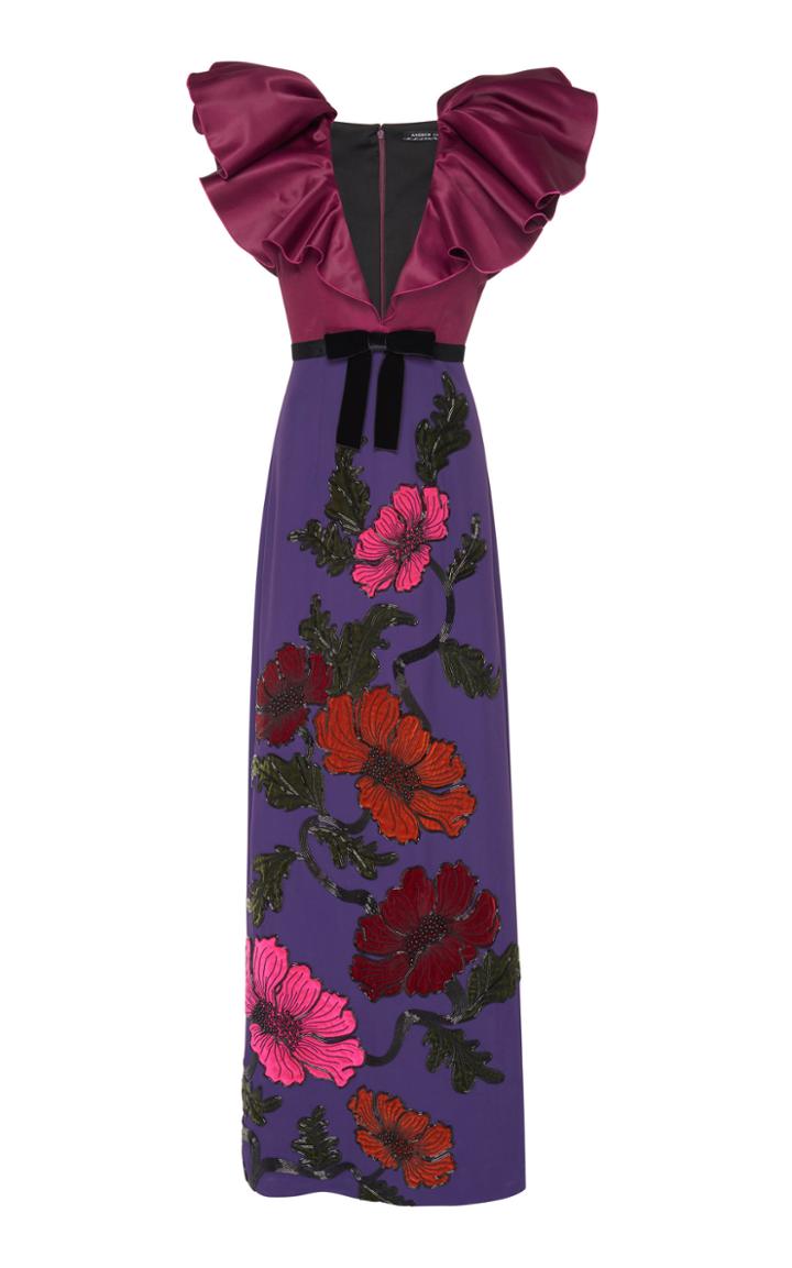 Andrew Gn Color Block Dress
