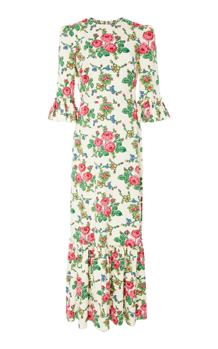 The Vampire's Wife Gathered Overlay Festival Dress