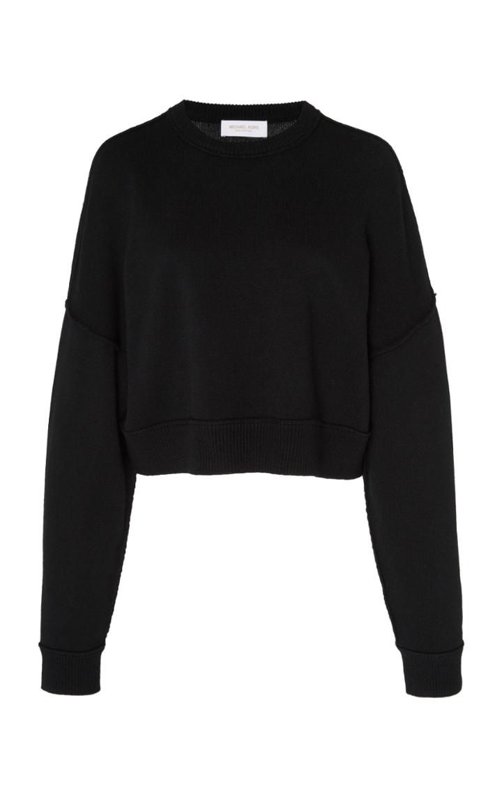 Michael Kors Collection Cropped Cashmere Sweater
