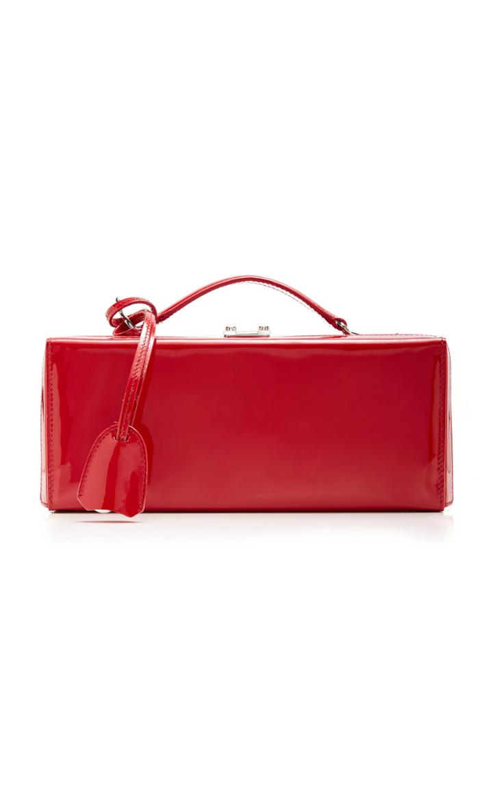 Mark Cross Grace Lungo Mini Patent Leather Bag