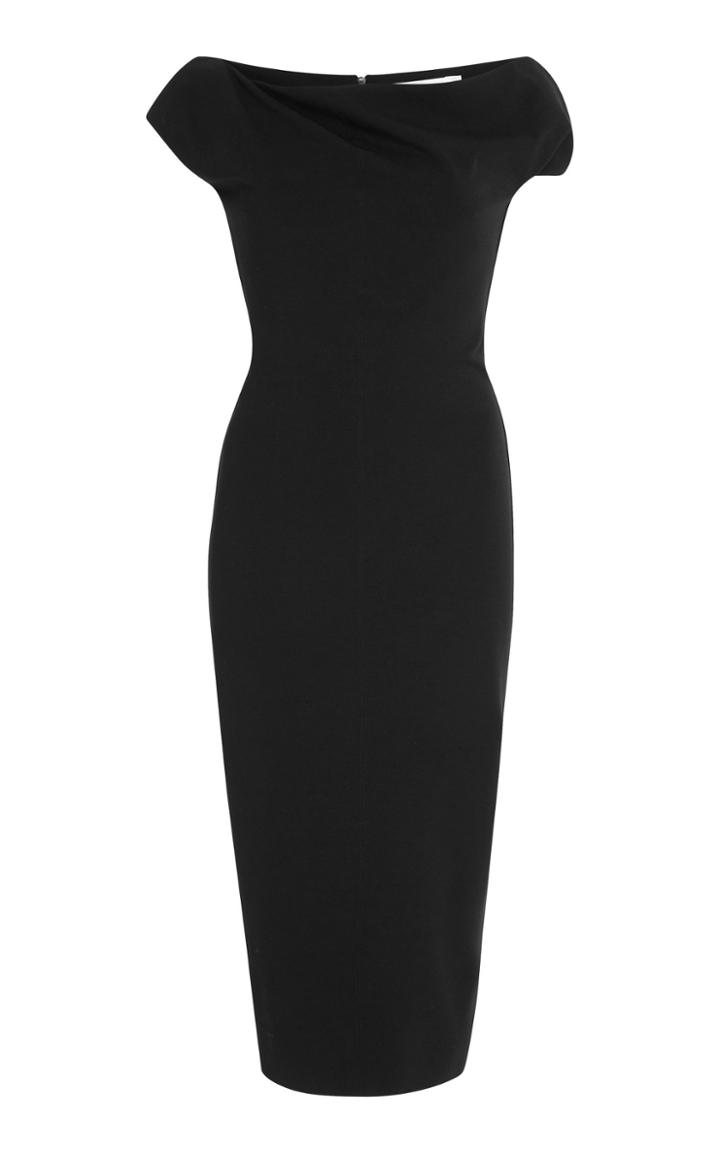 Victoria Beckham Draped Jersey Dress