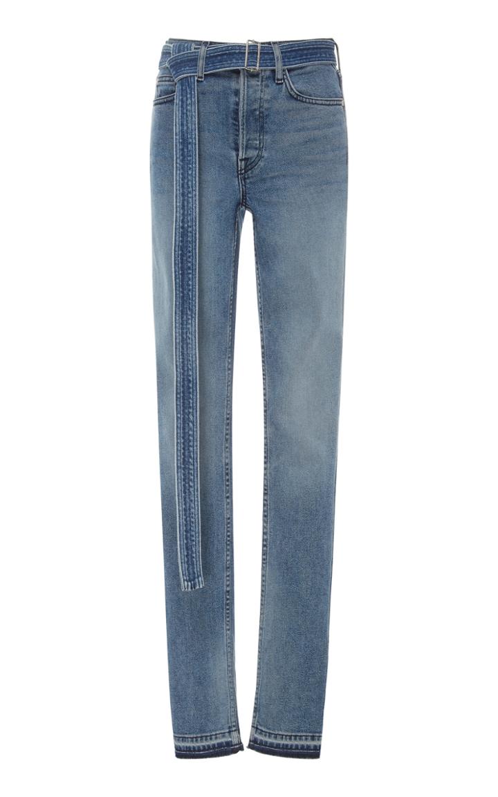 Cotton Citizen Belted High-rise Skinny Jeans