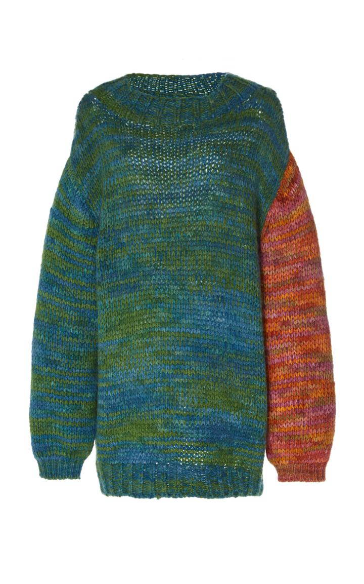 The Elder Statesman Lightning-dyed Cashmere Sweater